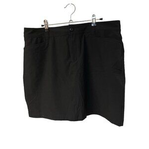 Eddie Bauer Skort Black Active ahiló g Golf Athletic Size 14 Stretchy